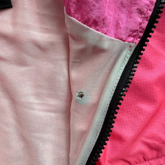 Vintage 80s Serac Anorak Lined Windbreaker Nylon Zip Jacket Neon Pink 4 S Ski - Picture 14 of 16